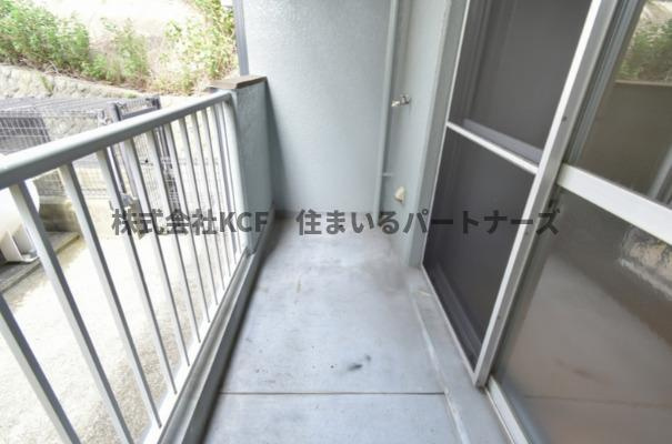 リバーサイドマンションのバルコニー