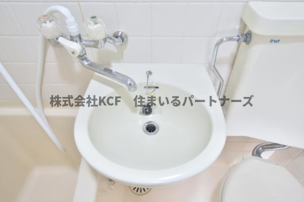 リバーサイドマンションの洗面所