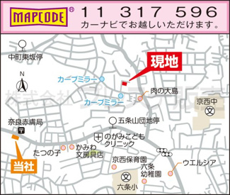 【地図】 | 現地案内図（毎週土・日・祝祭日に現地見学会を開催中／10:30～17:00）