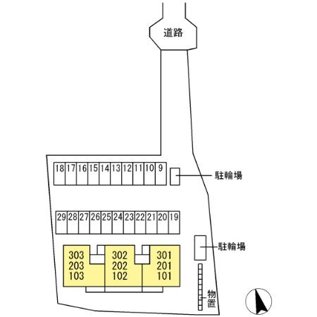 スカイラブSUNの区画図