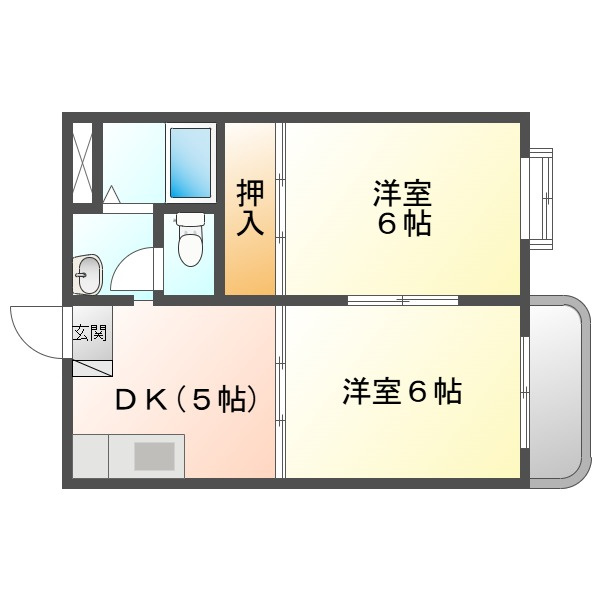 ベル・エポック　Ｂの間取り