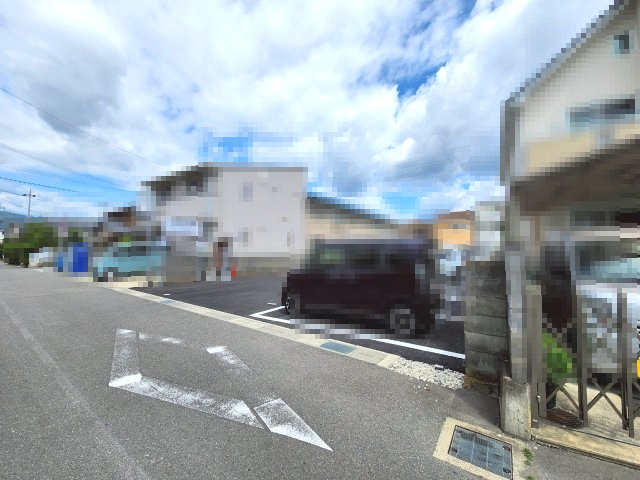 向日市寺戸町八ノ坪の外観|間口：約12.44ｍで視認性も確保しやすい立地。