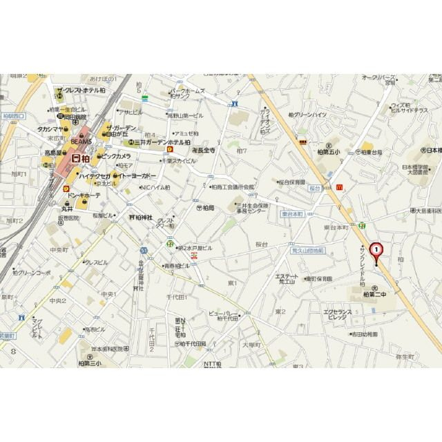 アムール 右京の地図