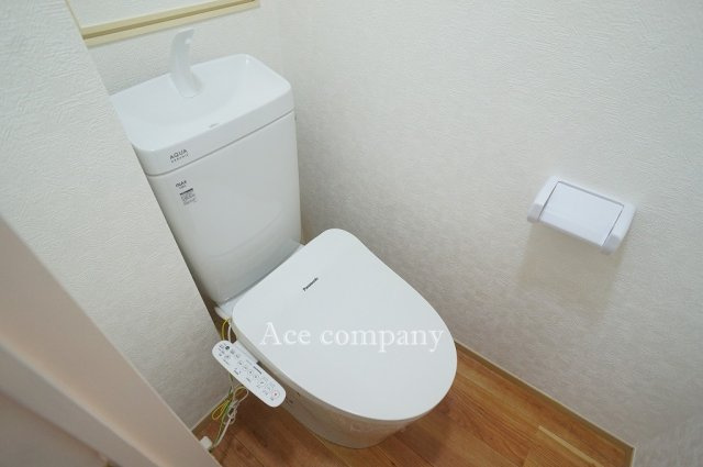 【トイレ】 | ユニハイム平野北 | 便器＆ウォシュレット新調☆床CF張替え済みです☆