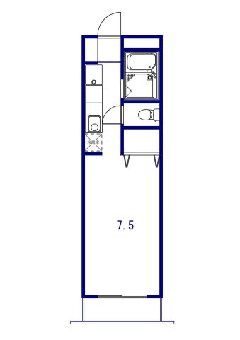 αNEXT高崎第一の間取り