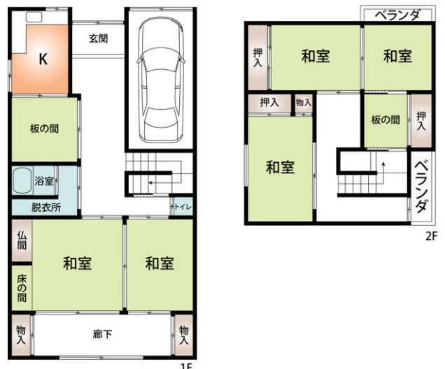 姫路市保城　　JR「野里駅」徒歩13分の間取り