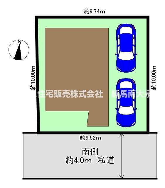 西東京市下保谷1丁目　新築一戸建　西武池袋線　保谷の区画図