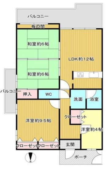 【間取り】 | サンロード大泉（北八下小学校）