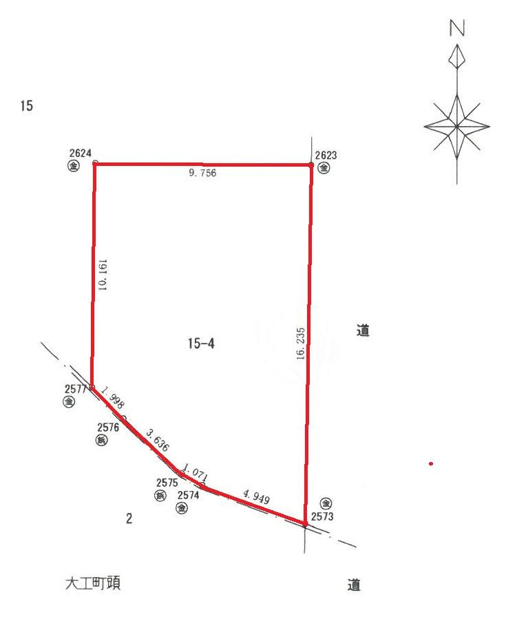 【No.7340】大榎町/40.89坪/土地/久松小の土地図
