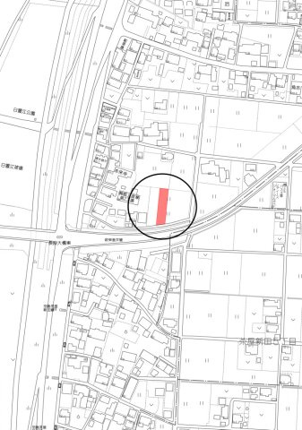 土地　茶屋新田の地図