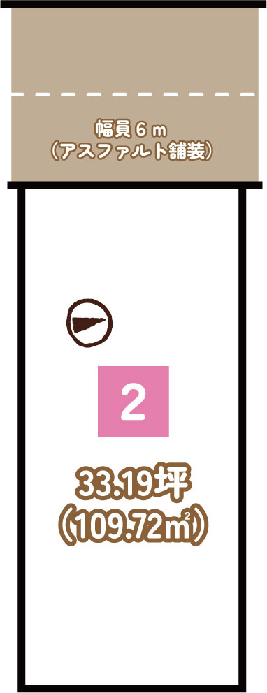 羽束師鴨川町 建築条件無土地 ２号地