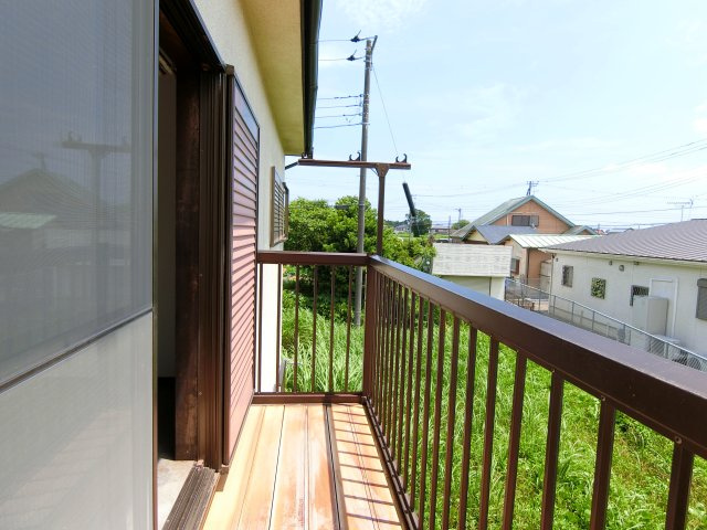 大網白里市南横川貸家のバルコニー