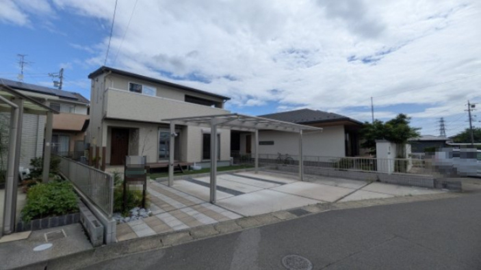 中古住宅　下西郷2丁目の前面道路含む現地写真