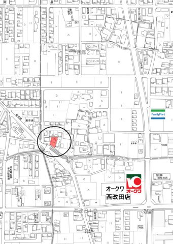 中古住宅　下西郷2丁目の地図