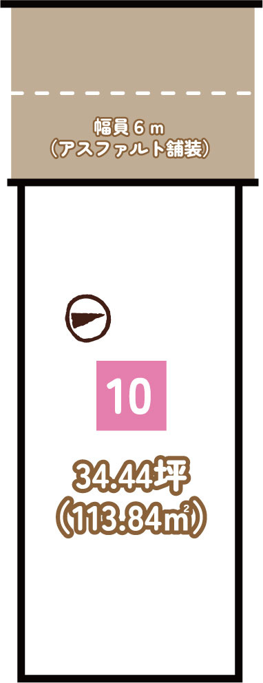 羽束師鴨川町 建築条件無土地 10号地