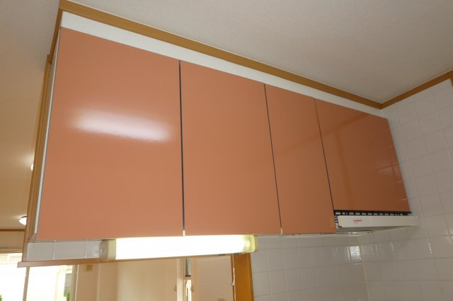 プリムヴェールのキッチン|キッチン上収納