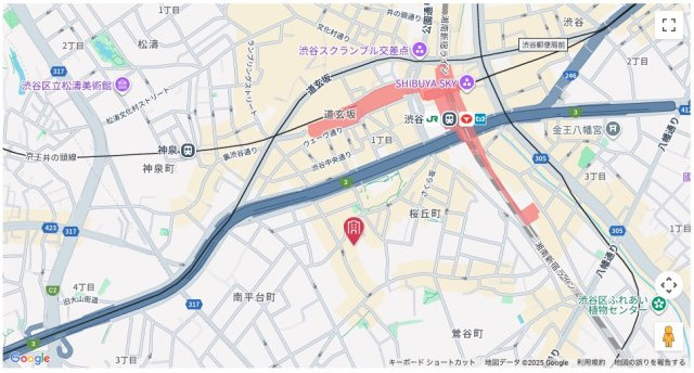 ★仲介手数料無料★清桜ハイツ（ペット飼育可能・事務所利用相談可能　投資用物件としてご検討ください）の地図