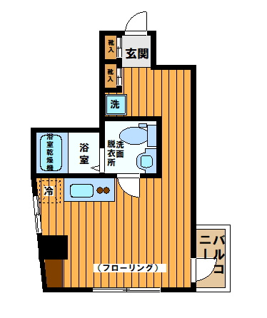 【間取り】 | キャッスルマンション幡ヶ谷