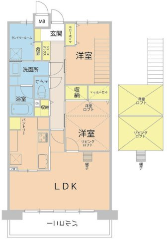サンシティ田方の間取り