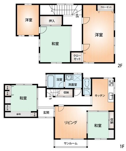 姫路市青山2丁目　　JR「余部駅」徒歩19分の間取り