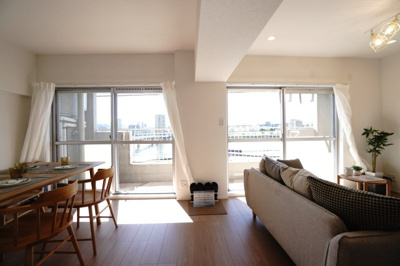 【居間・リビング】 | 【上質リノベ】三滝コーポラス | 室内（2025年7月26日8：00頃）撮影