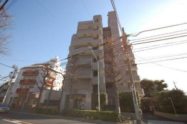 【外観】 | パームス鷺宮 | 鉄筋コンクリート造のがっちりとした建物。
