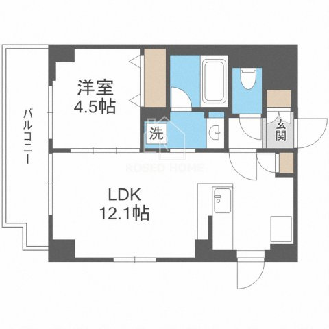 Arome梅田の間取り