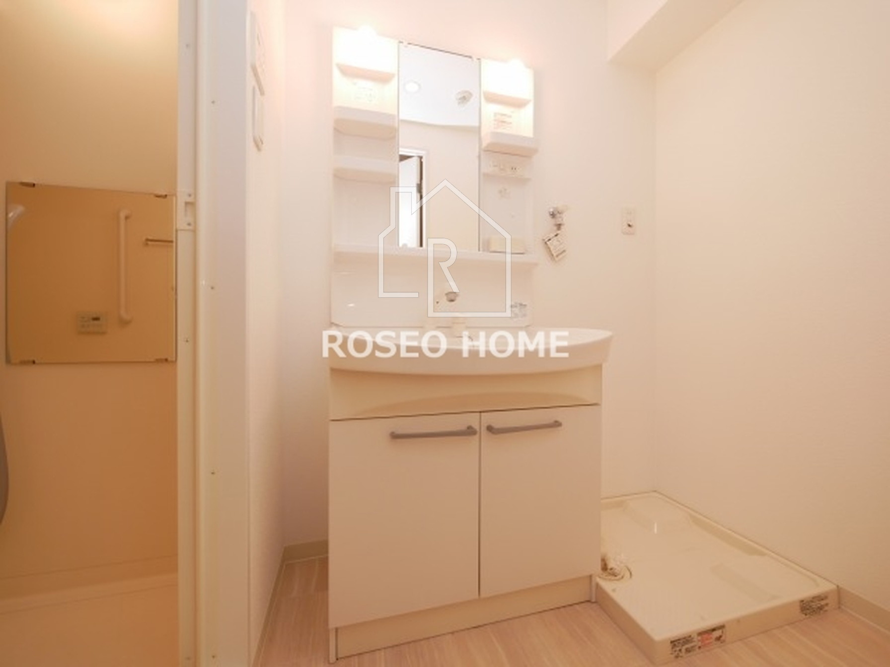 エクセルシア天神橋の洗面所|同マンション別部屋：参考写真