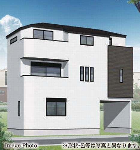 【外観パース】 | 【仲介手数料０円】藤沢市藤沢1丁目　新築一戸建て | 【仲介手数料０円】藤沢市藤沢1丁目　新築一戸建て