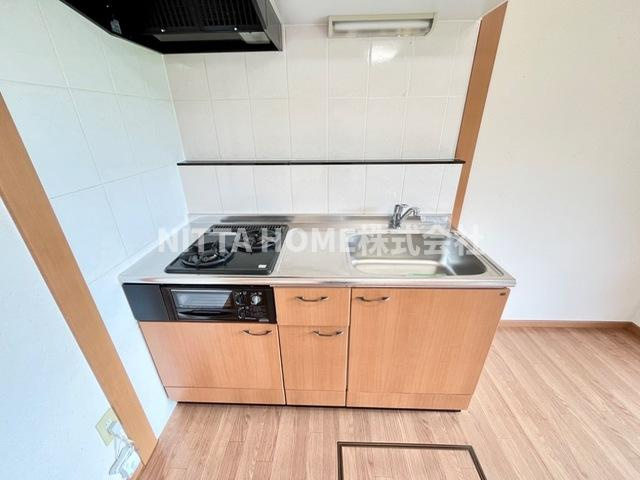 マルベリーのキッチン|ガスコンロ＆グリル付き★