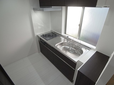 【キッチン】 | カサブランカビル | ２口ガスコンロシステムキッチングリル付き