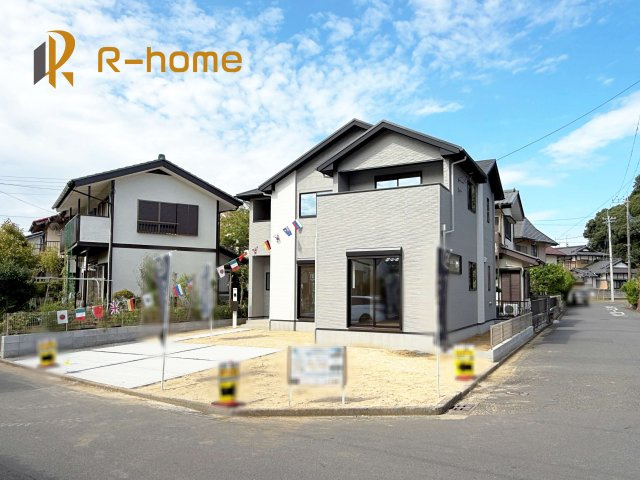 取手市西11期　新築戸建て　1号棟の外観|ご予約を頂ければ、『平日』はもちろん『早朝』や『夜間』もご見学可能です♪お気軽にお申し付けください♪