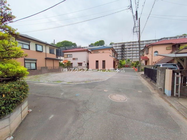入間市鍵山2丁目・全2区画　建築条件付土地　2区画の前面道路含む現地写真|現地写真（2025年5月9日撮影）