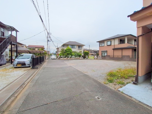 入間市鍵山2丁目・全2区画　建築条件付土地　2区画の前面道路含む現地写真|現地写真（2025年5月9日撮影）