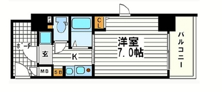 【間取り】 | エステムコート心斎橋EASTエリジオン