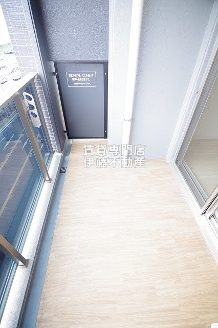 LaDouceur黒川Ⅱのバルコニー