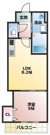 【間取り】 | クリエオーレ大池町Ⅱ