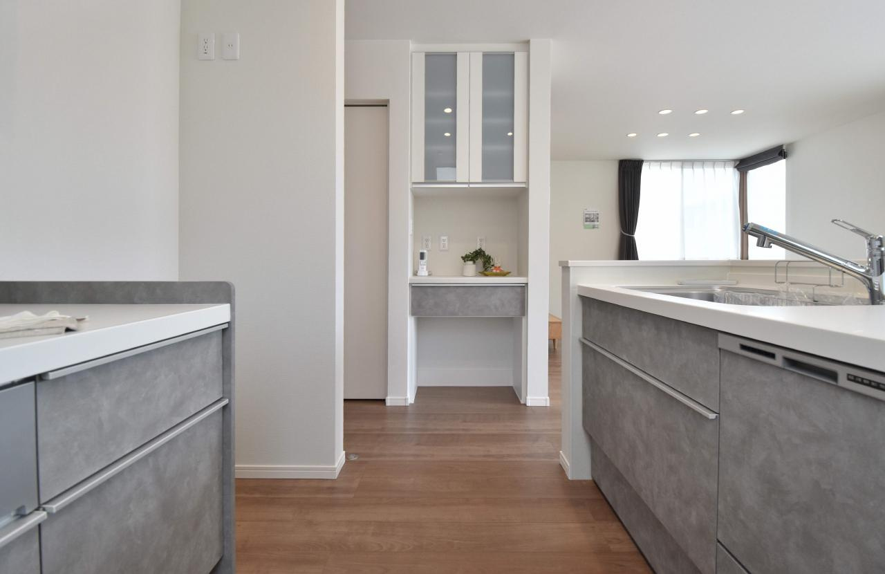 総社市門田11号棟のキッチン