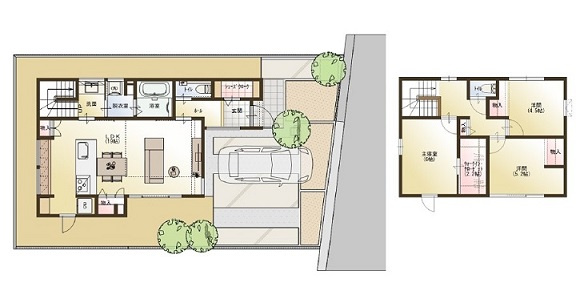 総社市中央1丁目3号棟の外観