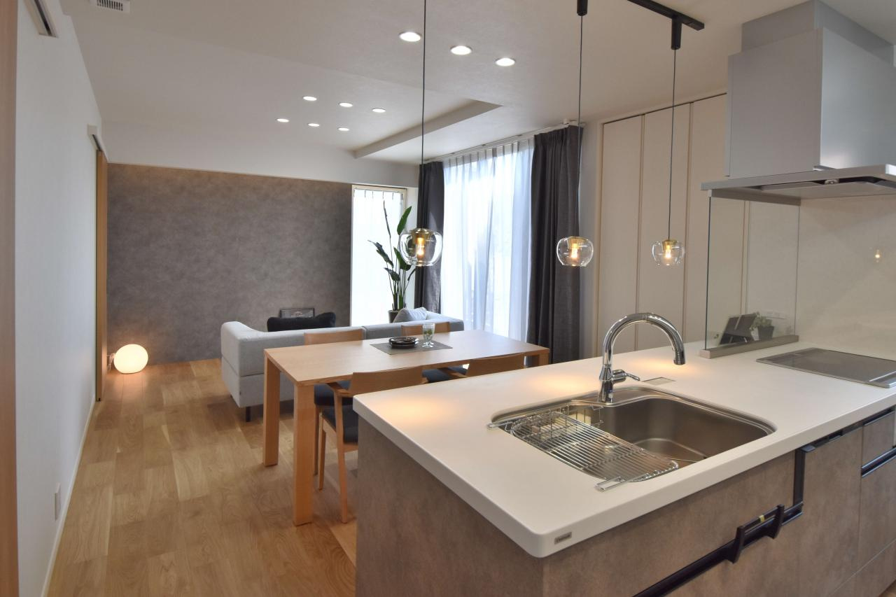 総社市中央1丁目3号棟のキッチン