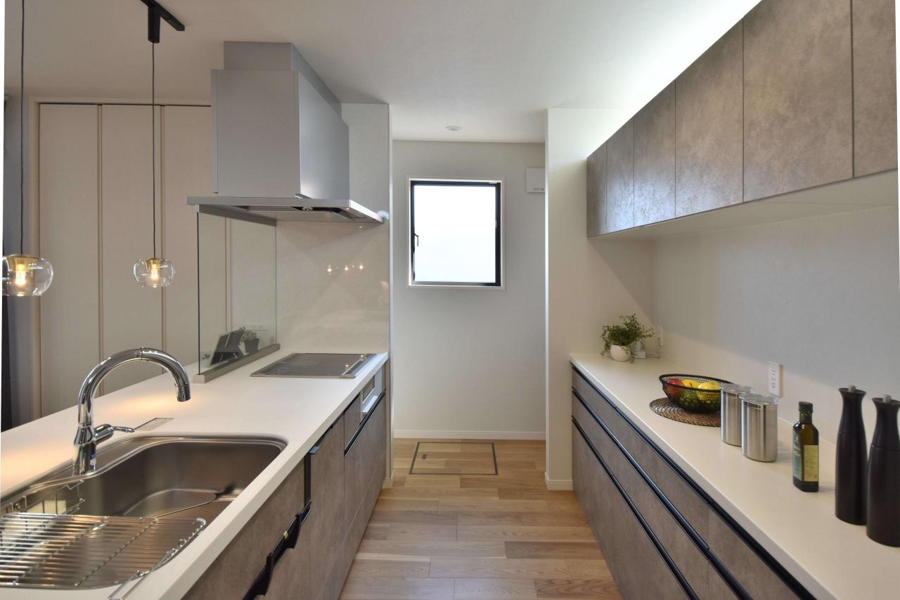 総社市中央1丁目3号棟のキッチン