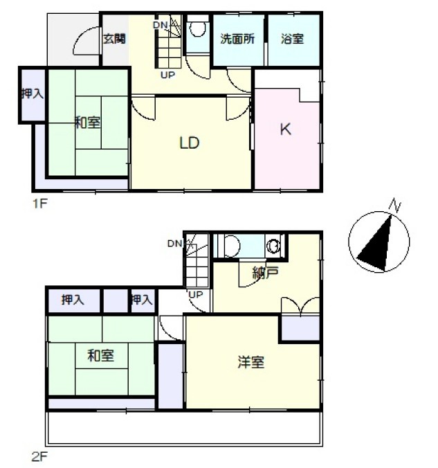 【中古戸建】高崎市箕郷町上芝の間取り|■間取り図｜敷地面積：163.46（約49.44坪）　建物面積：96.94（約29.32坪）