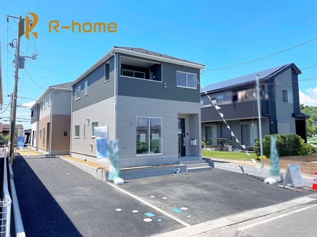 土浦市木田余第1　新築戸建て　4号棟の外観|ご予約を頂ければ、『平日』はもちろん『早朝』や『夜間』もご見学可能です♪お気軽にお申し付けください♪