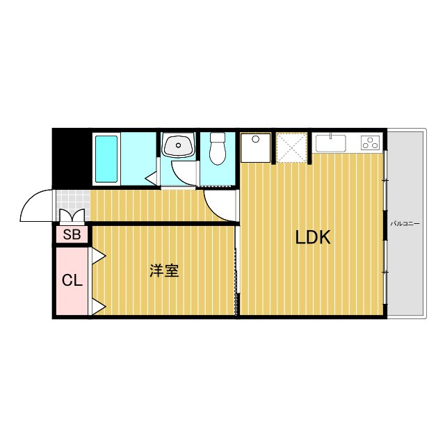サンフラッツ新大阪本館の間取り