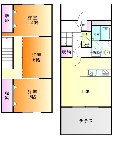 パルシャイン デルタの間取り
