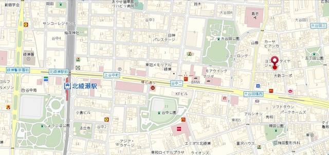 メゾン北綾瀬の地図|☆案内図☆