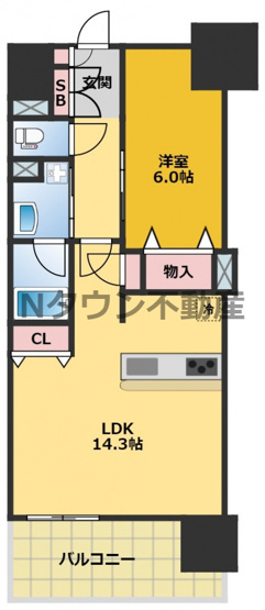 【間取り】 | プレサンス　グラン　栄　THE　TOWER | 間取りです。