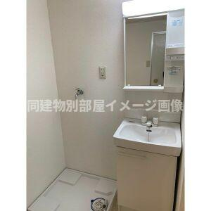 サンハイツ藤山台B棟の洗面所