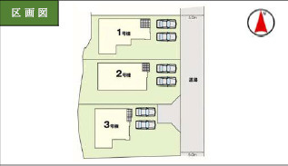 仲介手数料不要　KEIAIビルドErde大津町1期【室小・大津北中】の区画図