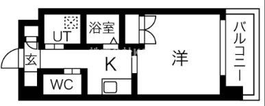 マンスフィールド桃谷 の間取り